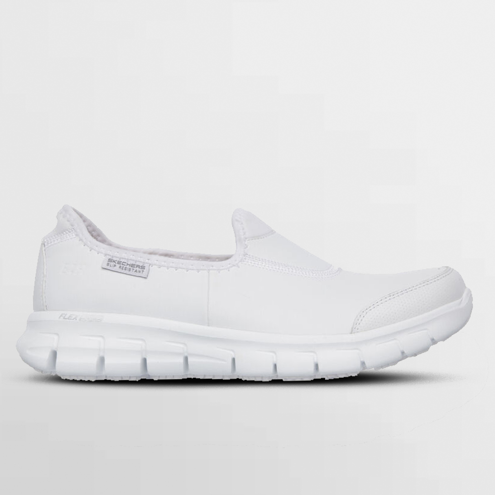 SKECHERS W. WORK RELAXED FIT CERTIFICADO - 76536EC WHT