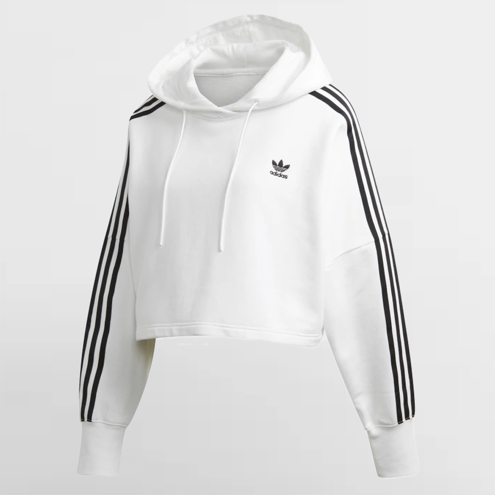 ADIDAS SUDADERA CON CAPUCHA CROPPED - ED7555