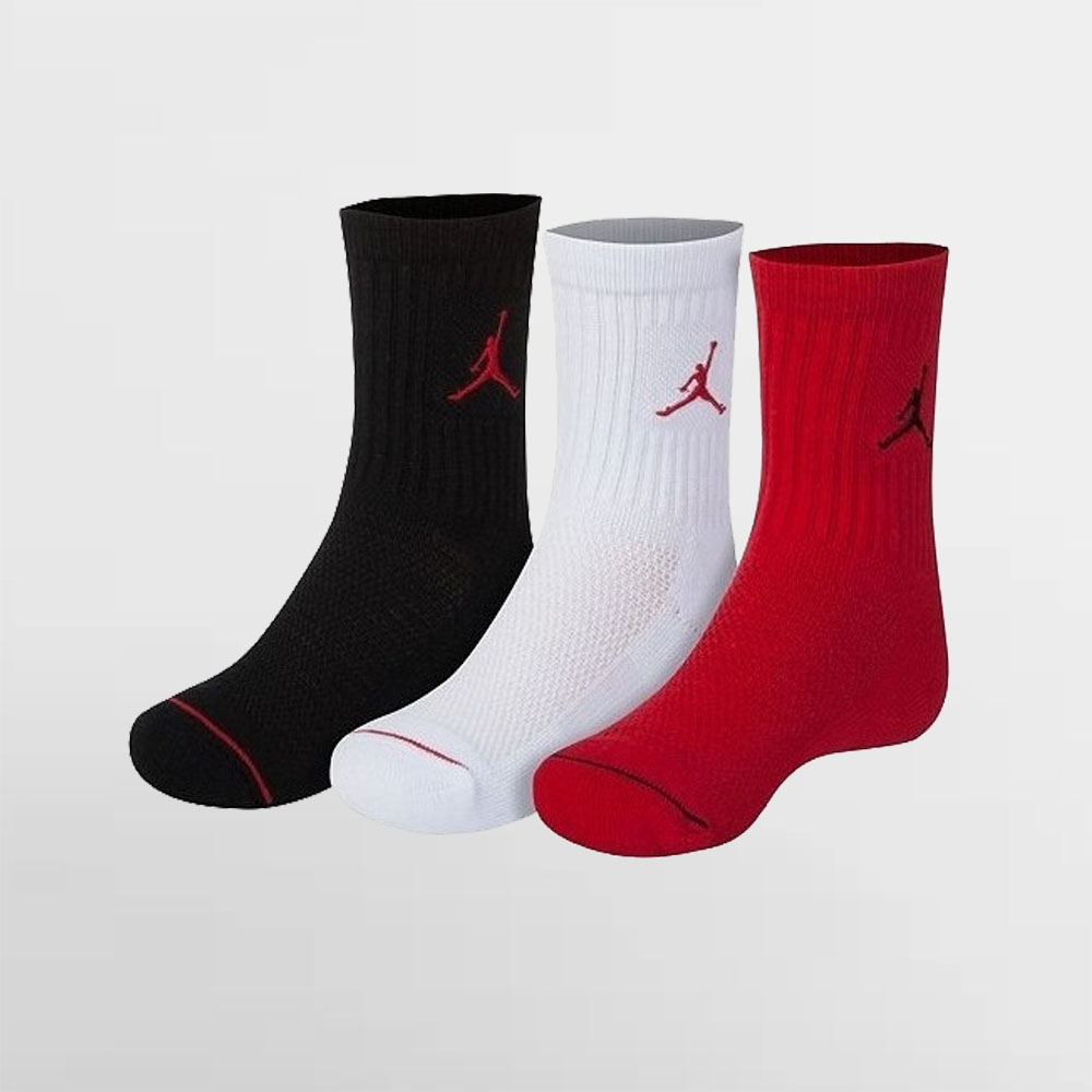 NIKE KIDS CALCETIN PACK 3 JORDAN JUMPMAN CREW 3PK - J0010 R78