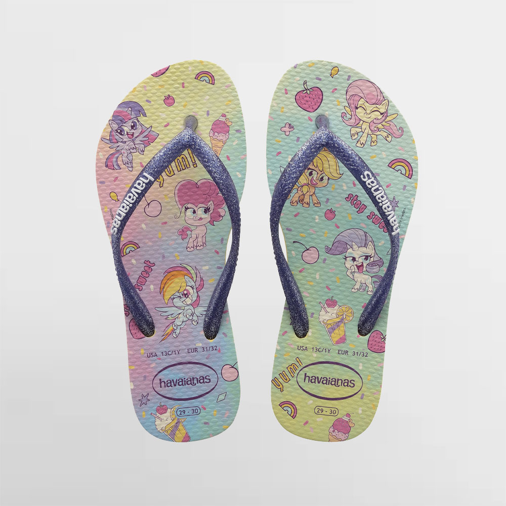 HAVAIANAS SANDALIA K. SLIM MY LITTLE PONY TD/PS - 4144514 7598