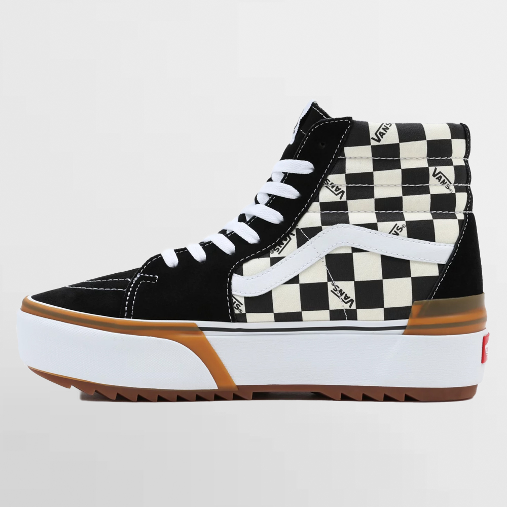 VANS W. UA SK8-HI STACKED (CHECKERBOARD) - VN0A4BTWVLV