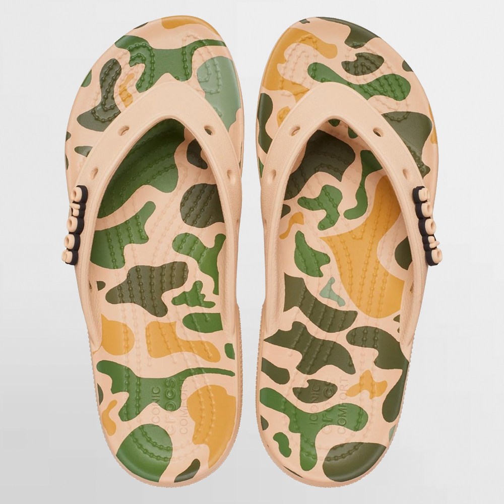 CROCS  CLASSICCROCSPRINTEDCAMOFLIP 2T¡YF - 207833