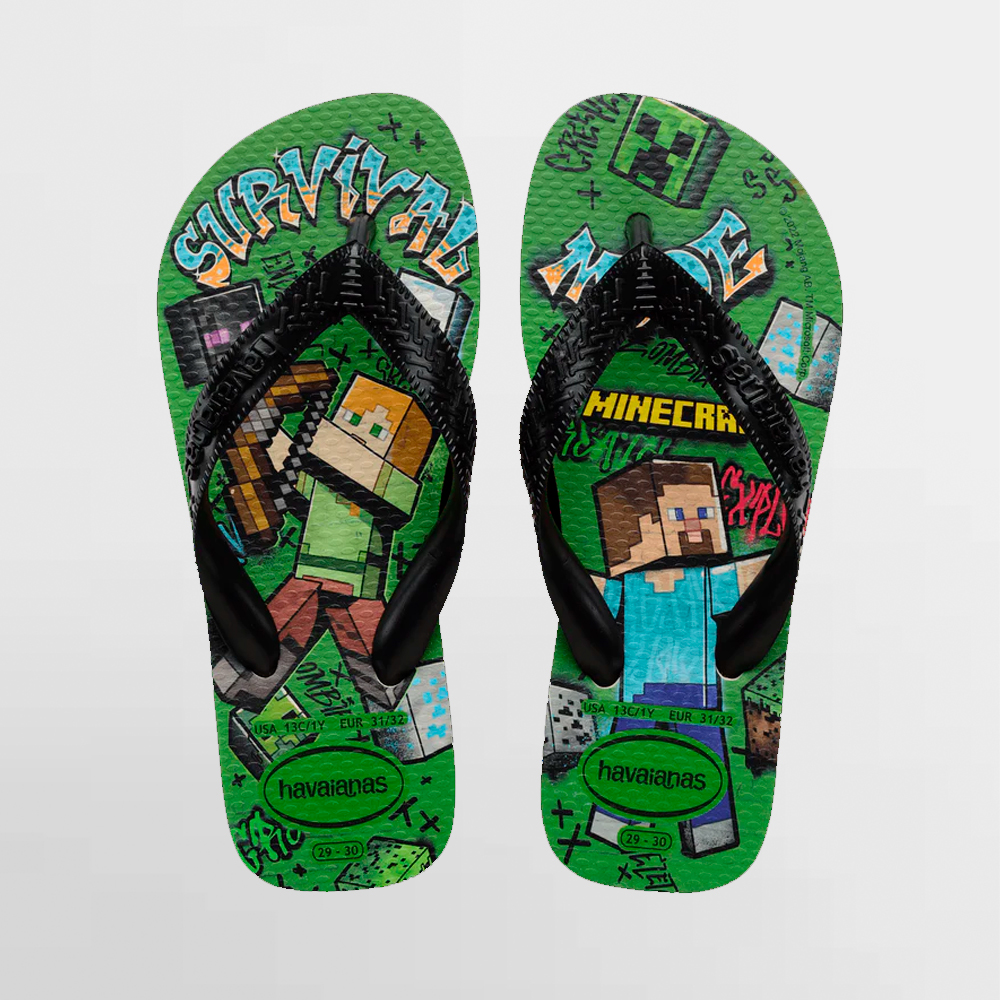 HAVAIANAS SANDALIA MINECRAFT PS/GS - 4145125 0121