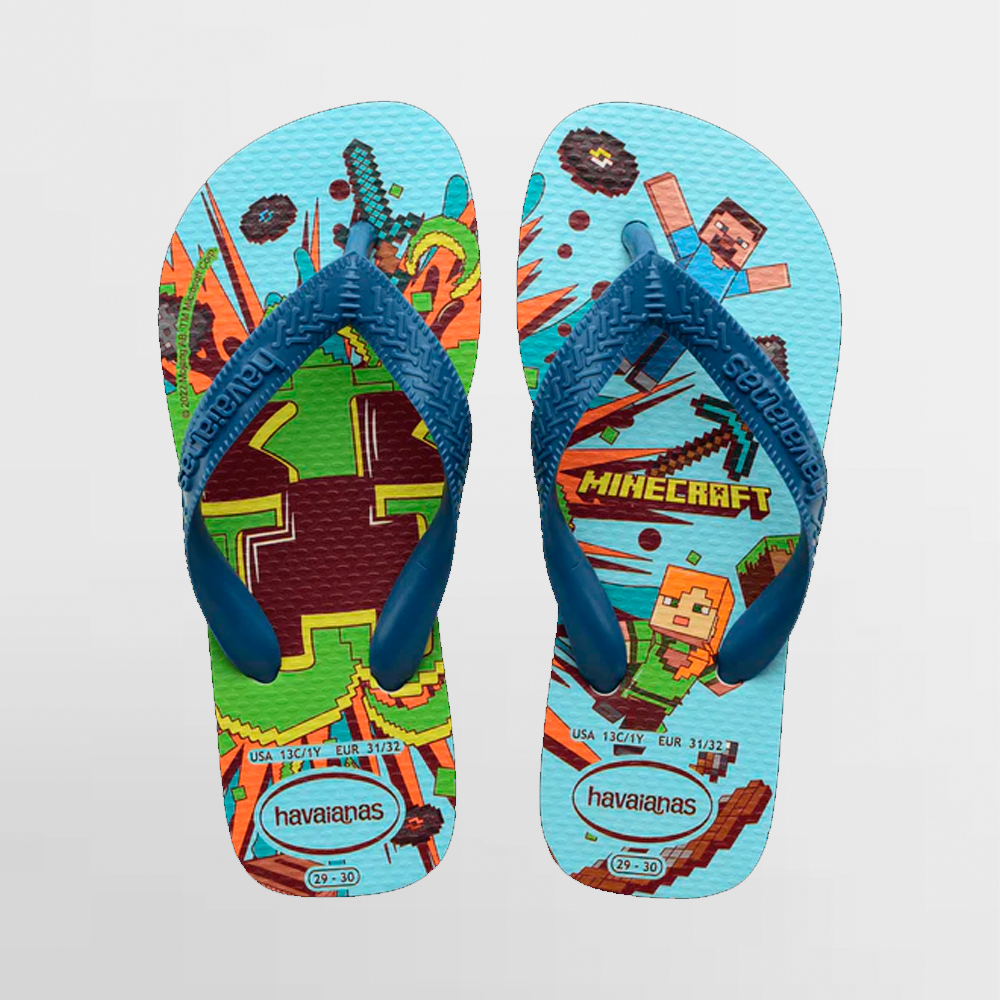 HAVAIANAS SANDALIA MINECRAFT PS/GS - 4145125 3057