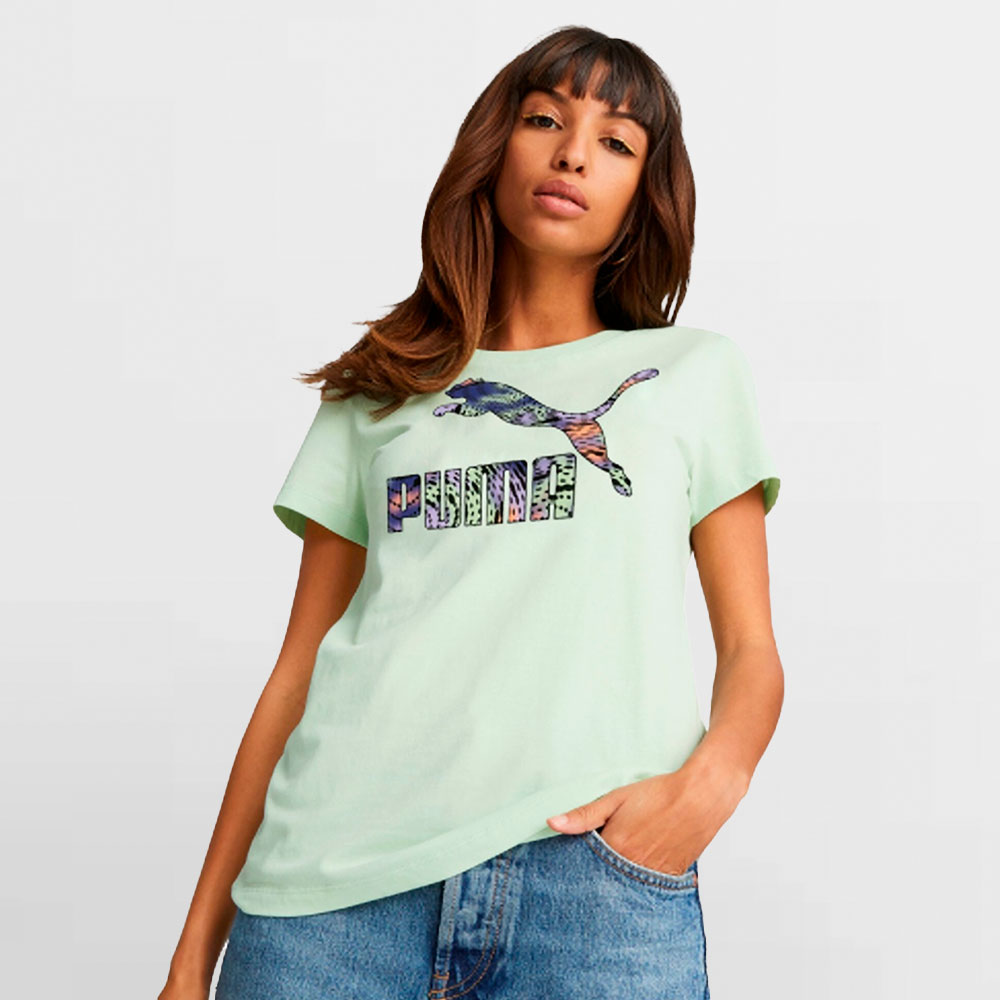 PUMA W. LOGO INFILL TEE - 538050 32