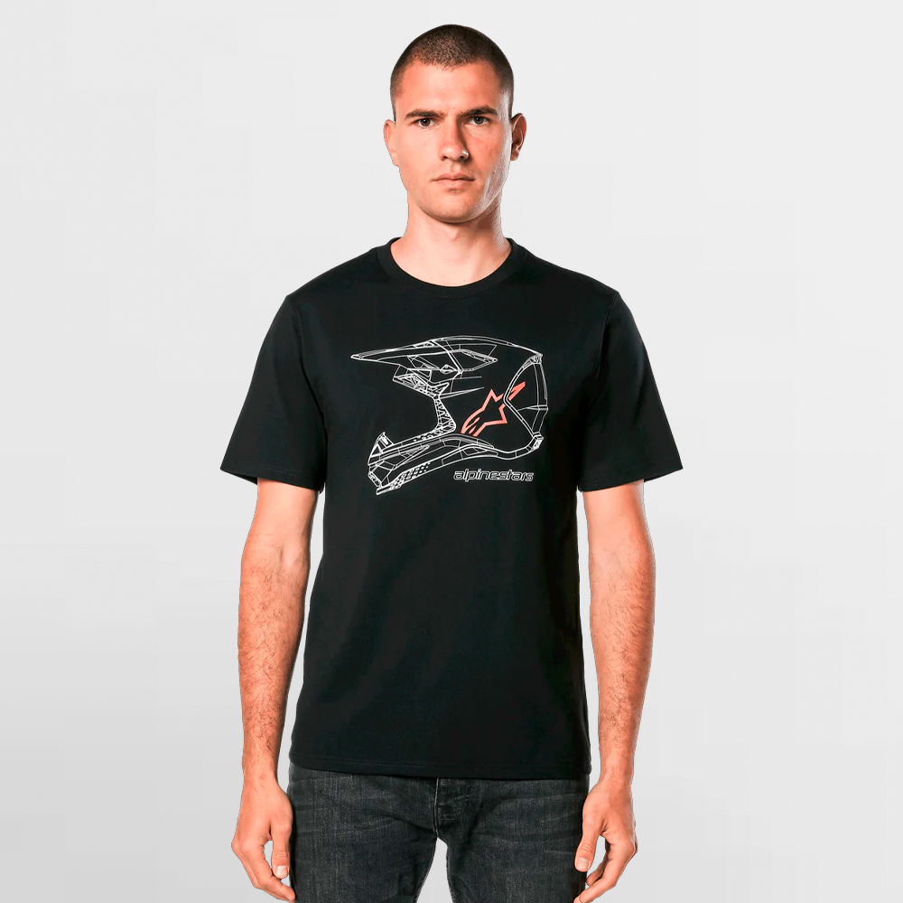 ALPINESTARS CAMISETA MX HELMET CSF TEE 10 - 1214-73116