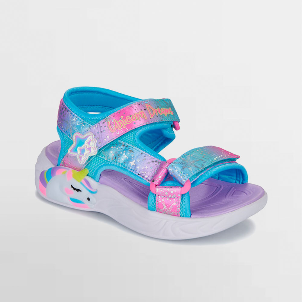 SKECHERS SANDALIA UNICORN DREAMS PS - 302682L PRMT