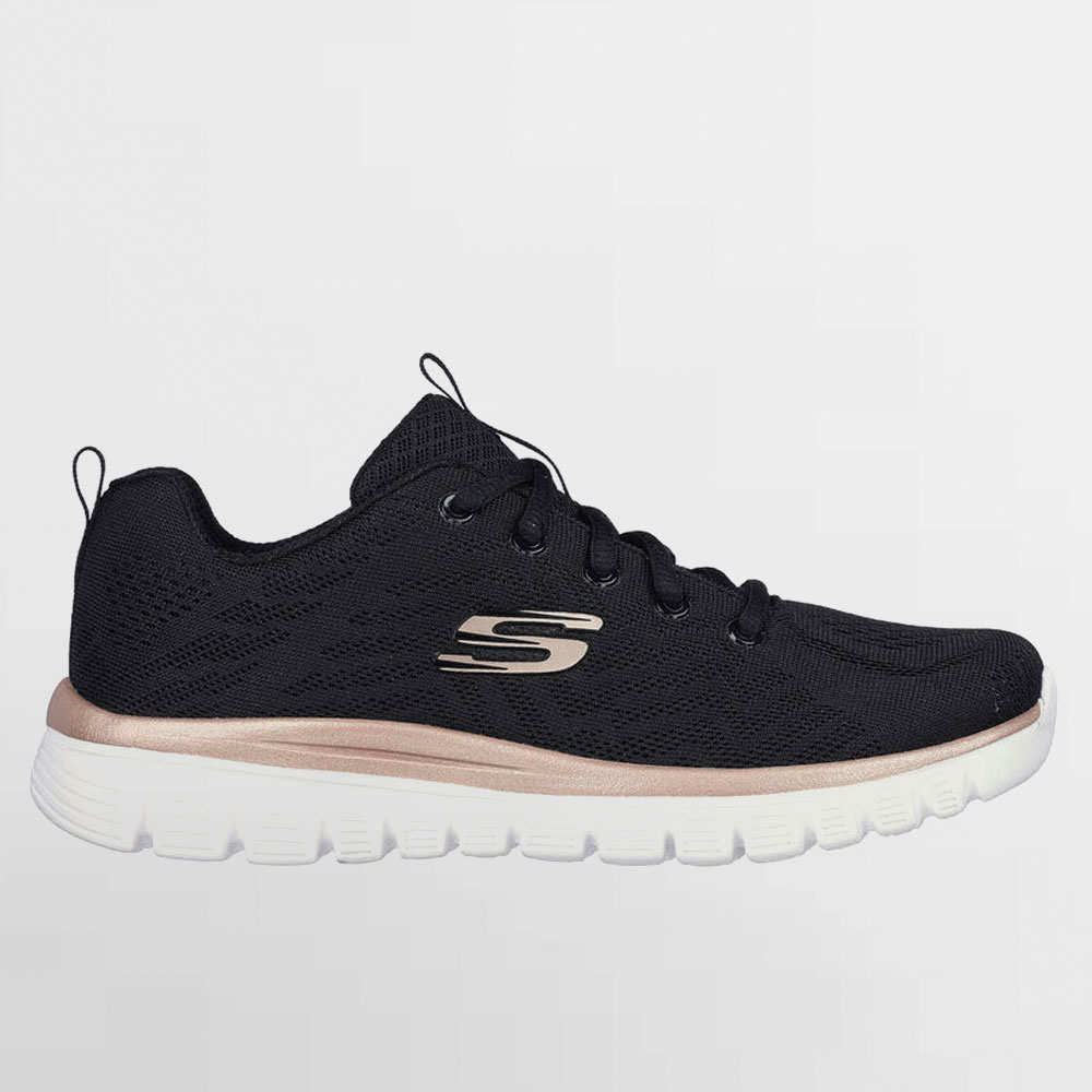 SKECHERS CALZADO W. GRACEFUL GET CONNECTED - 12615 BKGD