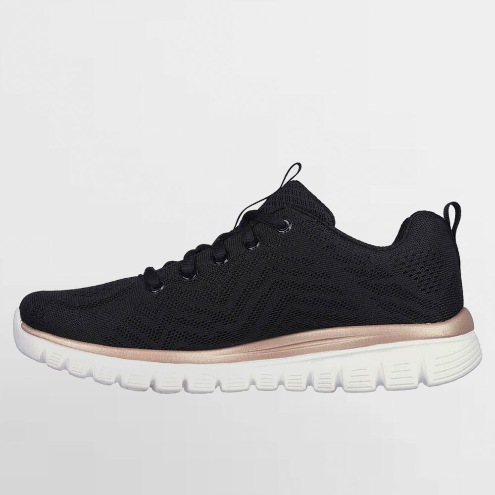 SKECHERS CALZADO W. GRACEFUL GET CONNECTED - 12615 BKGD