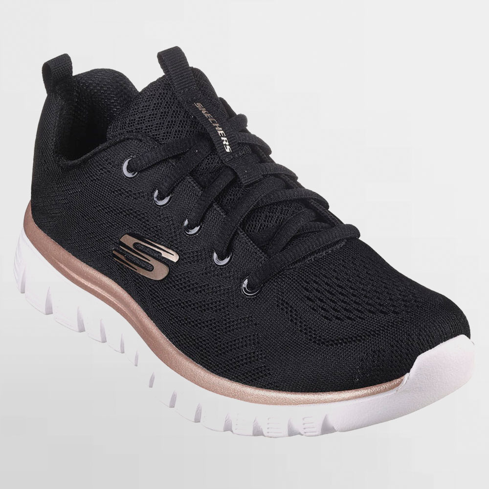 SKECHERS CALZADO W. GRACEFUL GET CONNECTED - 12615 BKGD