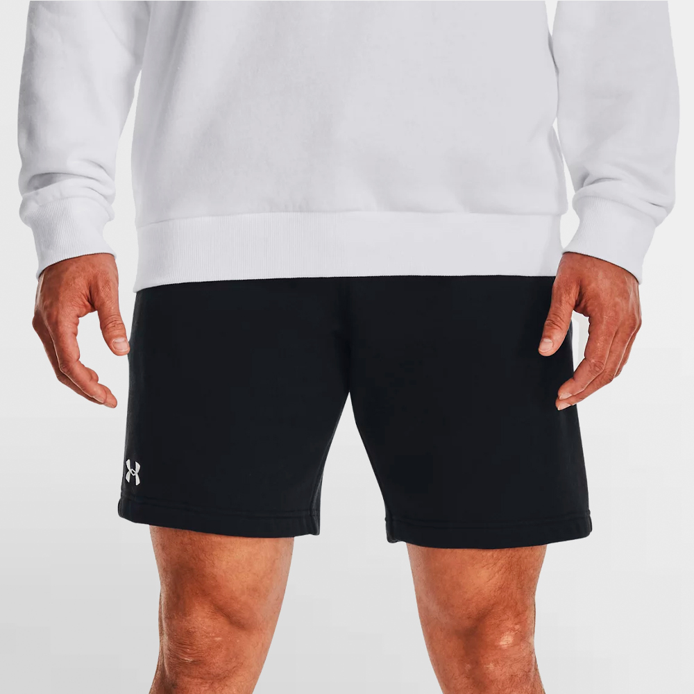 UNDER ARMOUR PANT. CORTO UA RIVAL FLEECE SHORTS - 1379779 001