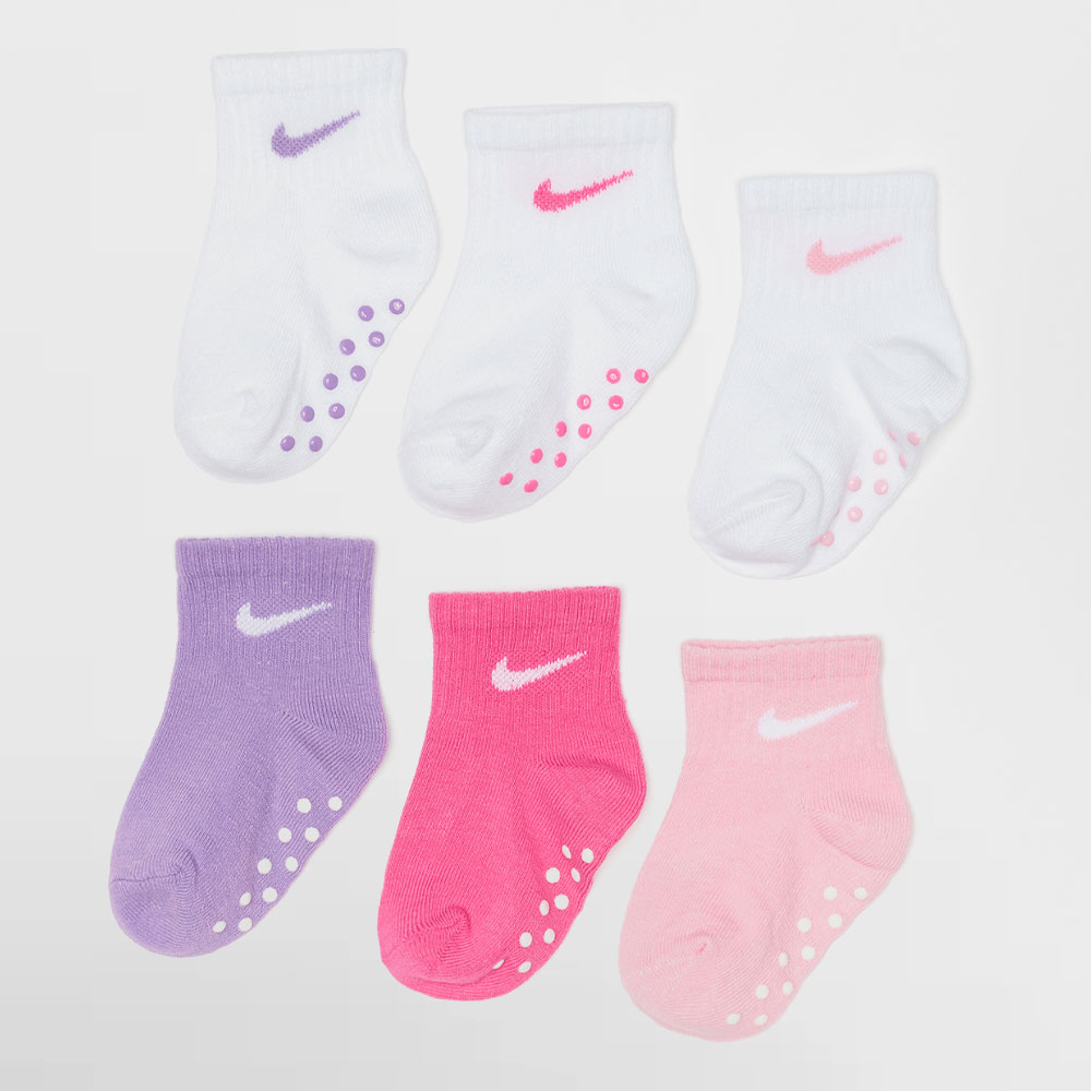 NIKE CALCETIN PACK 6 POP COLOR GRIPPER - NN0570 A8F