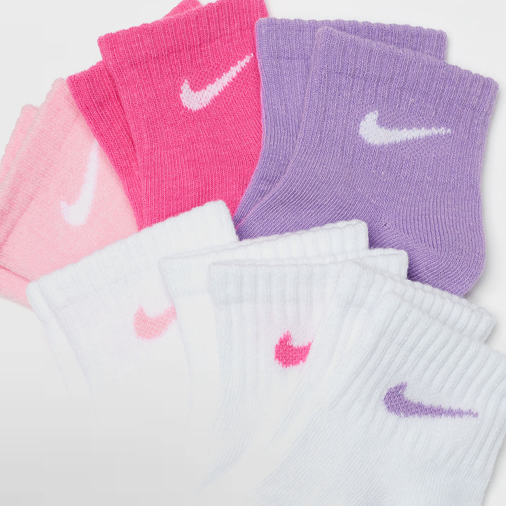NIKE CALCETIN PACK 6 POP COLOR GRIPPER - NN0570 A8F