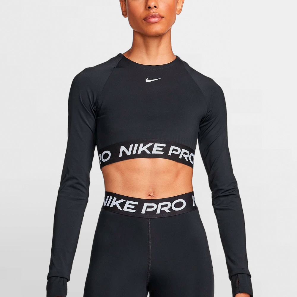 NIKE CAMISETA M/L W. PRO 365 CROP - FV5484 010