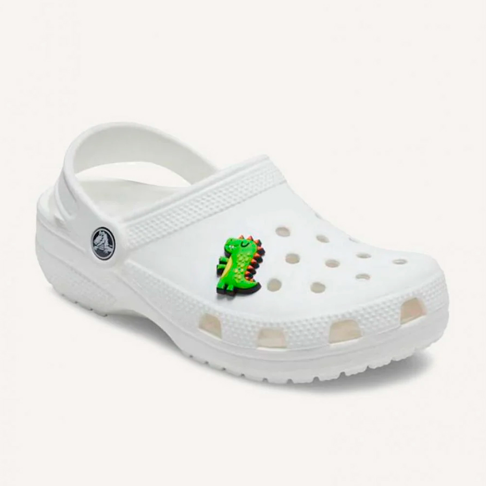 CROCS PIN GREEN DINO - 10009429