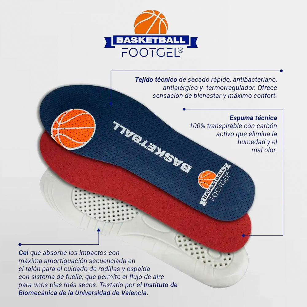 FOOTGEL PLANTILLA FOOTGEL BASKETBALL - 8000