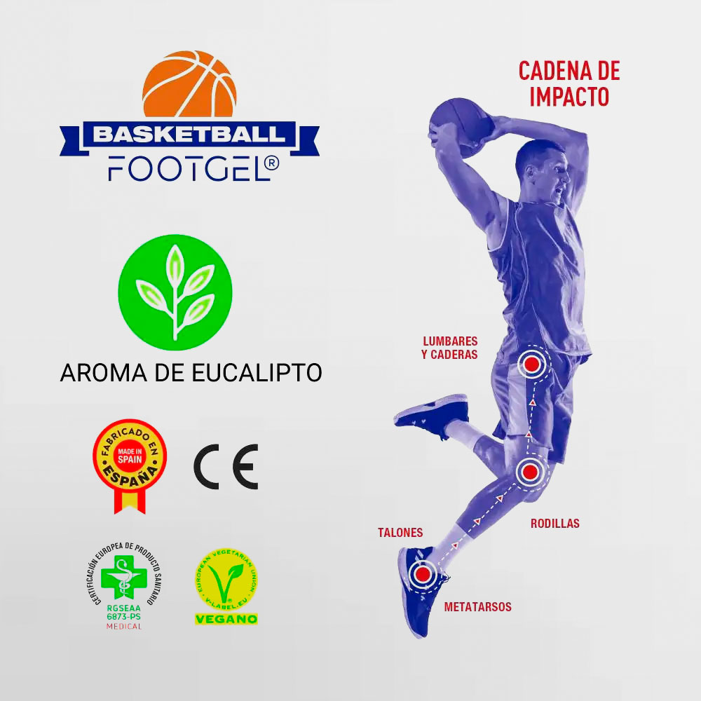 FOOTGEL PLANTILLA FOOTGEL BASKETBALL - 8000