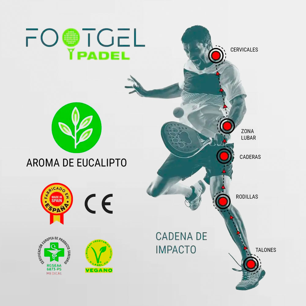 FOOTGEL PLANTILLA FOOTGEL PADEL - 7600