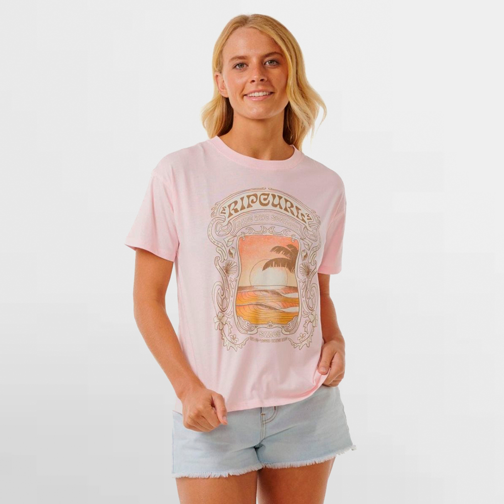 RIP CURL CAMISETA W. SEA SHELLS RELAXED TEE - 0D5WTE 0020