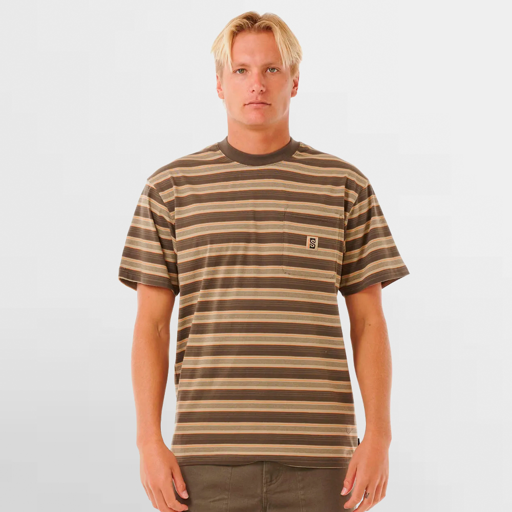 RIP CURL CAMISETA SEARCH STRIPE TEE - 0J9MTE 2134