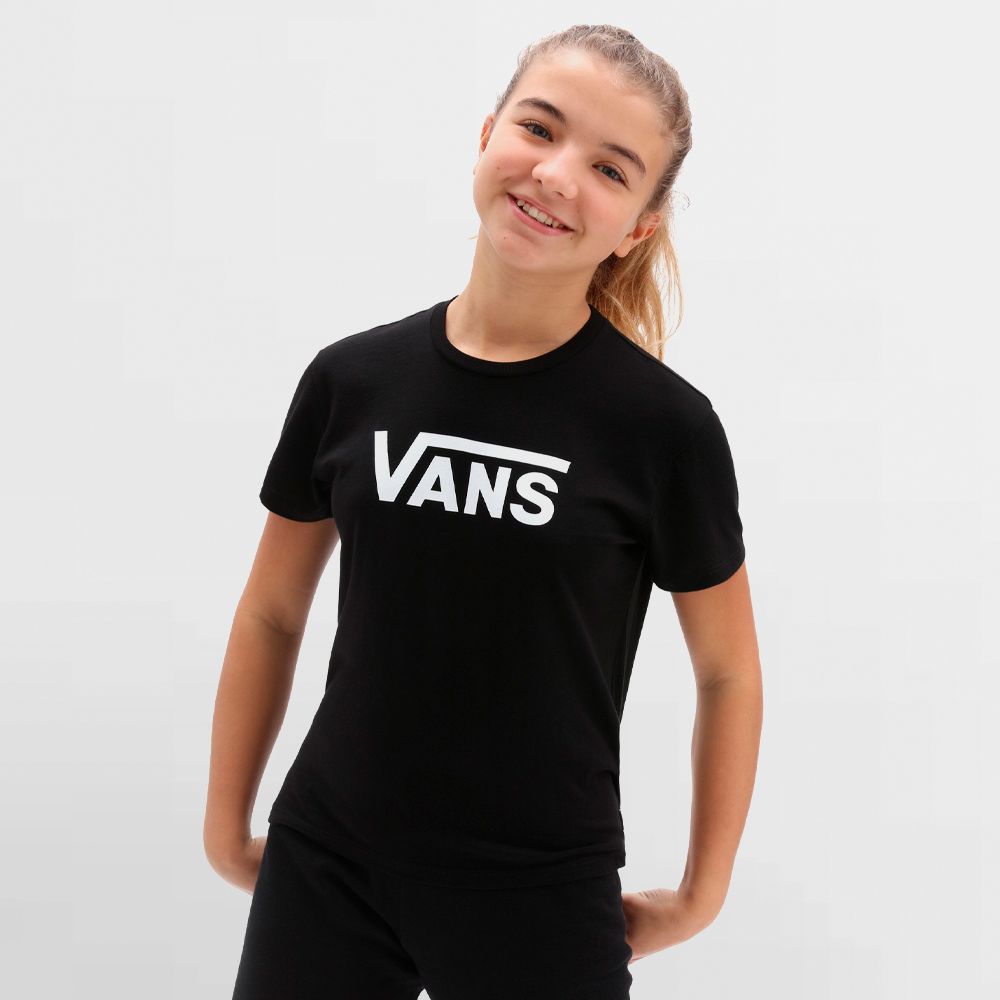 VANS CAMISETA WG. GR FLYING V CREW - VN0A53P2BLK
