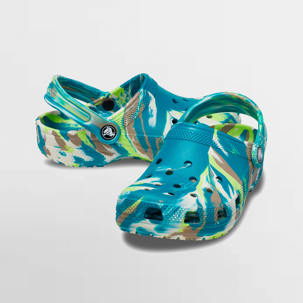 CROCS ZUECO CLASSIC MARBLED CLOG PS/GS - 207464