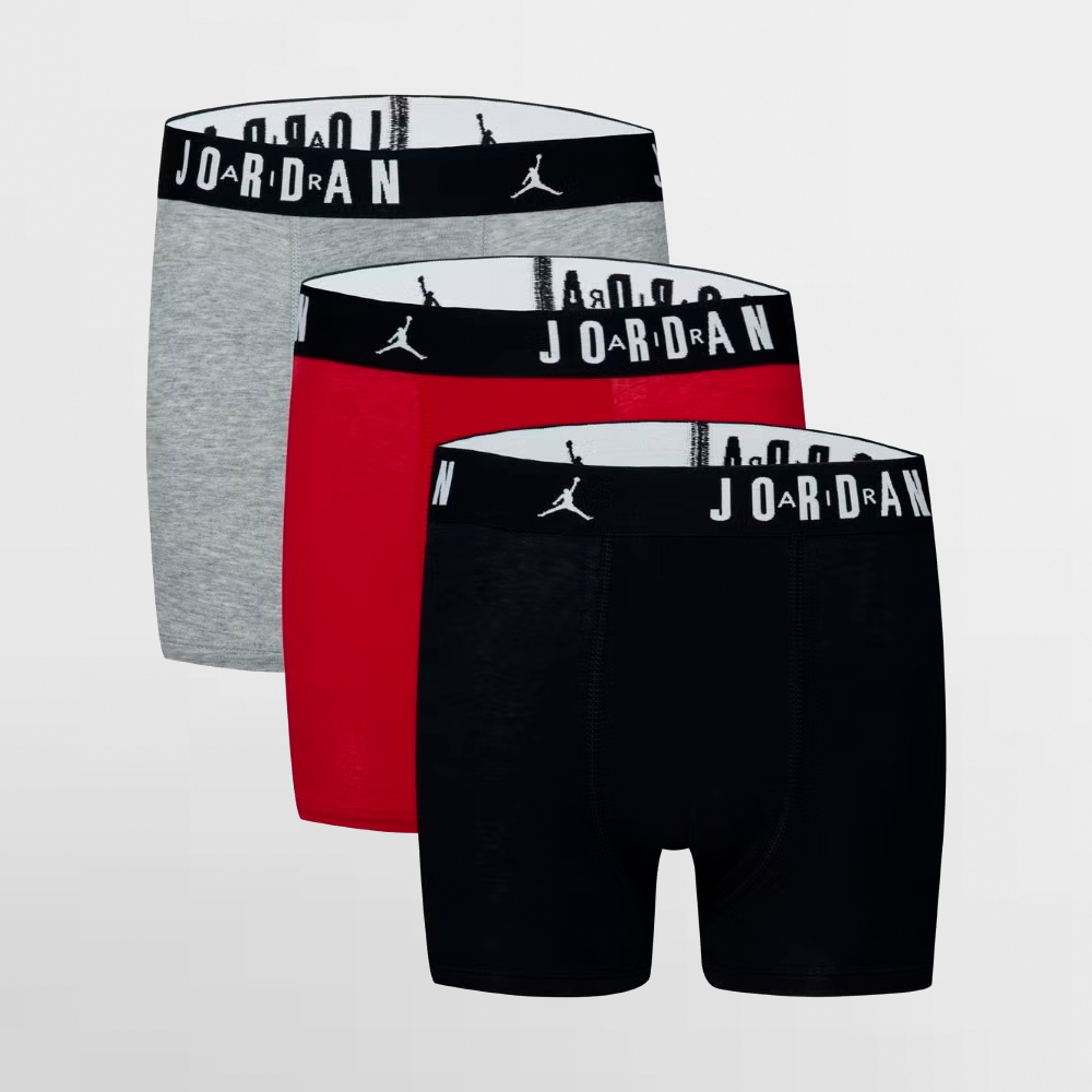 NIKE BOXER K. FLIGHT COTTON CORE 3PK - 9J0633 H24