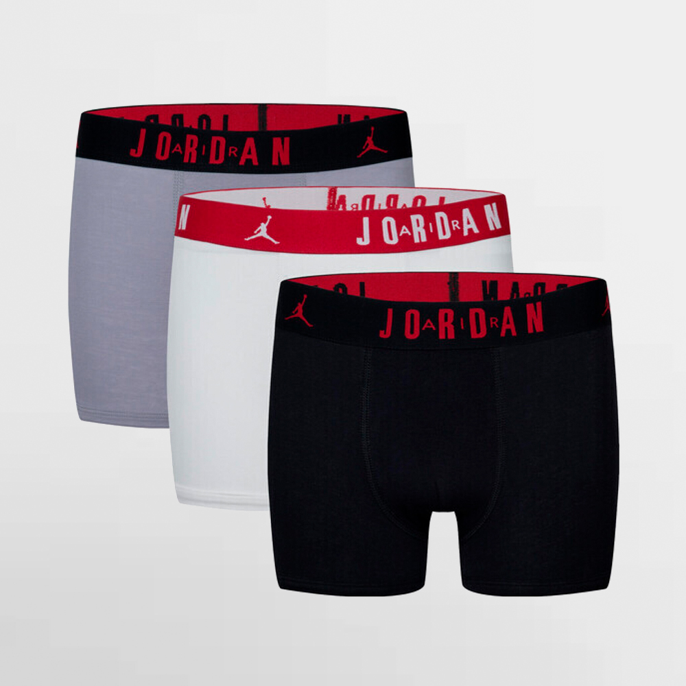NIKE BOXER K. FLIGHT COTTON CORE 3PK - 9J0633 F66