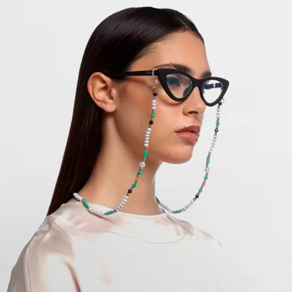 OKKIA CADENA BIJOUX WITH CHARMS GLASSES - OK018-AS