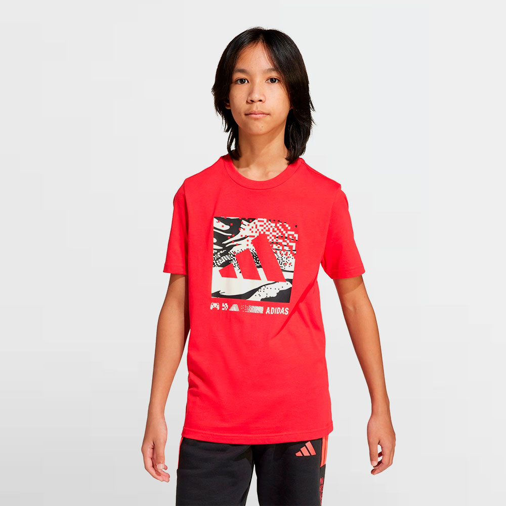 ADIDAS CAMISETA K. CAMO LOGO TEE - JD4641