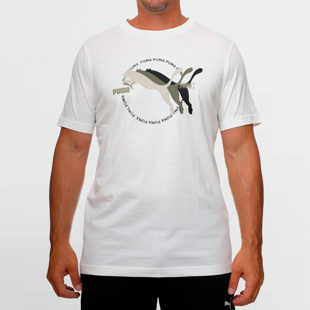 PUMA CAMISETA GRAPHICS MULTIPLE LOGO TEE - 684826 02