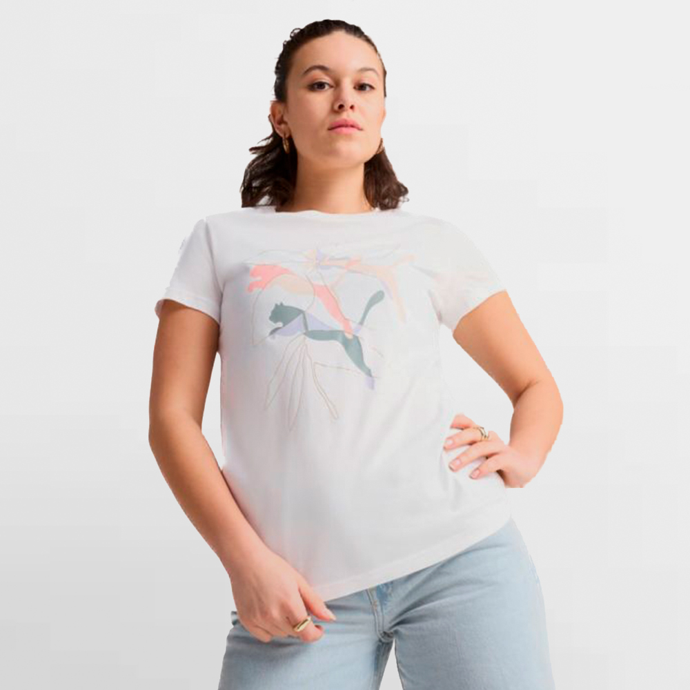 PUMA CAMISETA W. GRAPHICS BRANDED LEAF TEE - 685082 02