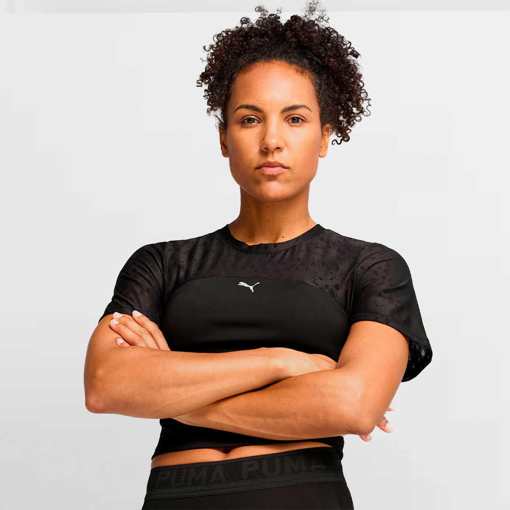 PUMA CAMISETA W. LACE TOP - SHORT - 526776 01