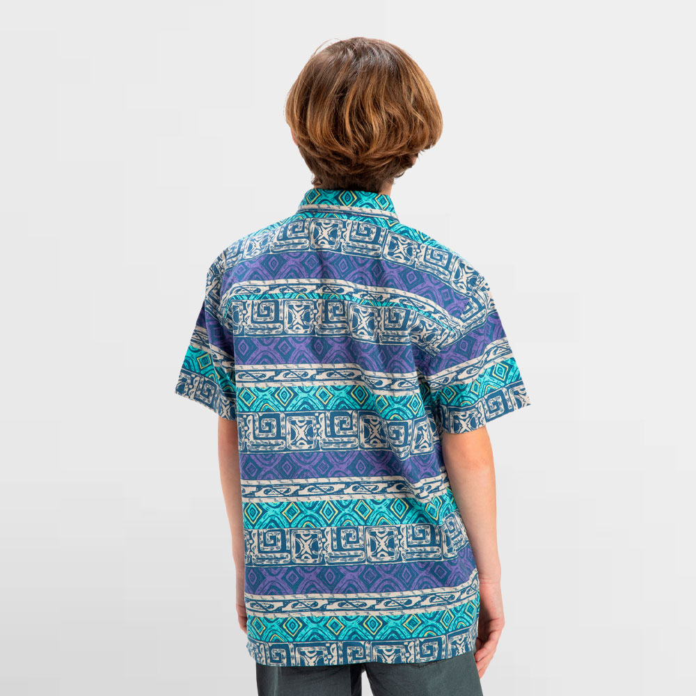 QUIKSILVER CAMISA K. GLOBAL HEAT SS - EQBWT03403 BGH6