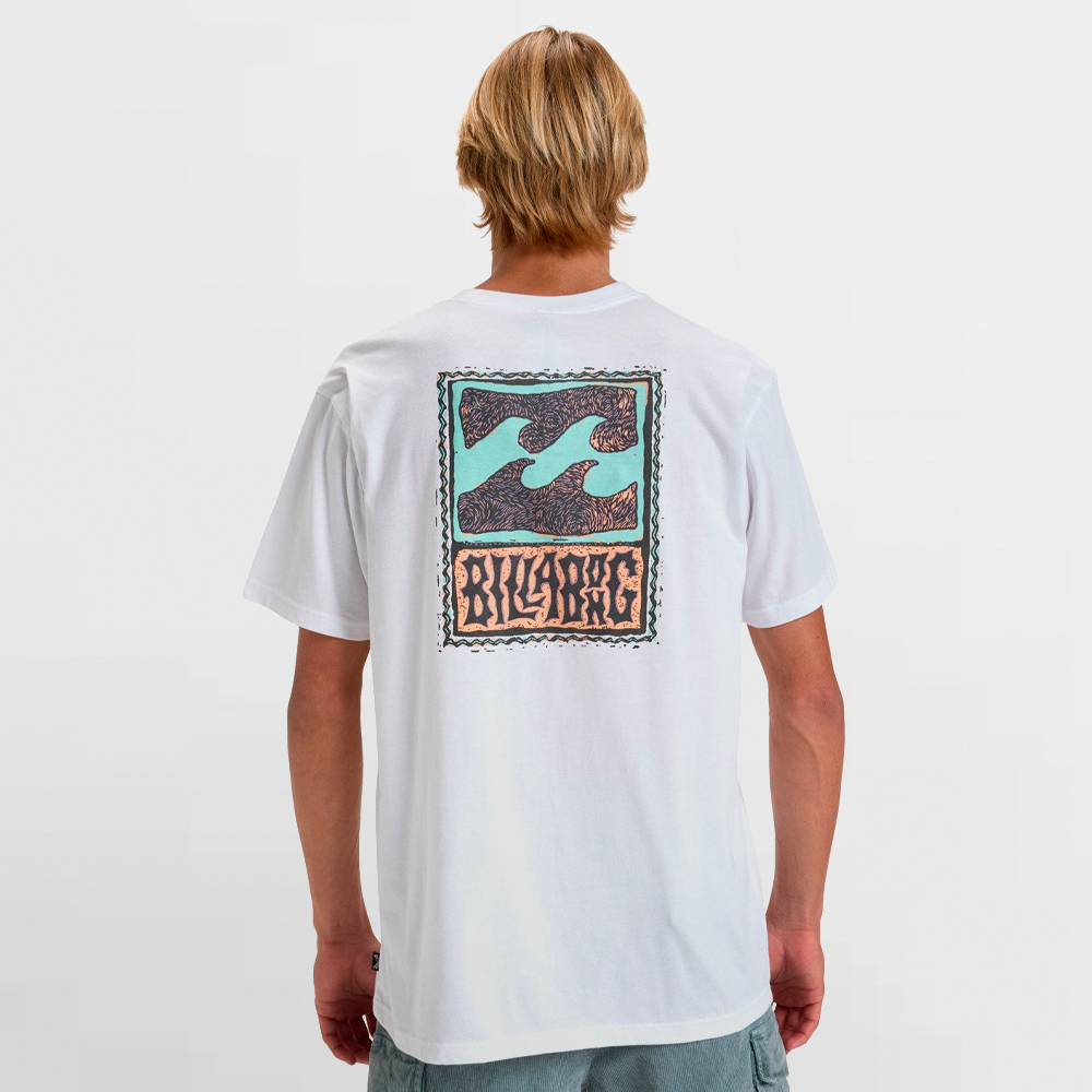 BILLABONG CAMISETA STAMP SS - EBYZT00293 WHT