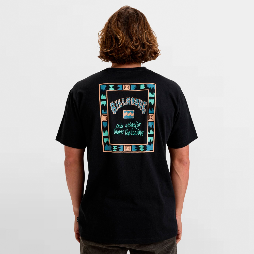 BILLABONG CAMISETA KNOW THE FEELING SS - EBYZT00290 BLK