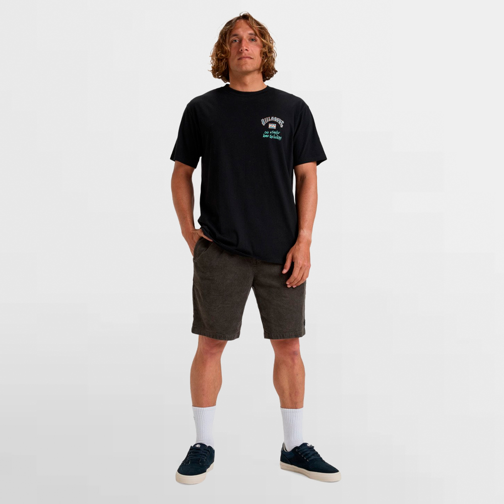 BILLABONG CAMISETA KNOW THE FEELING SS - EBYZT00290 BLK