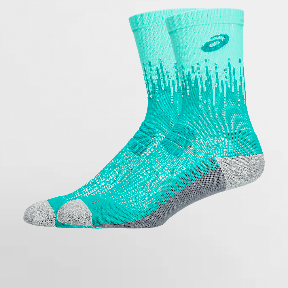 ASICS CALCETIN RUN SOCK CREW WAVE - 3013A977 404