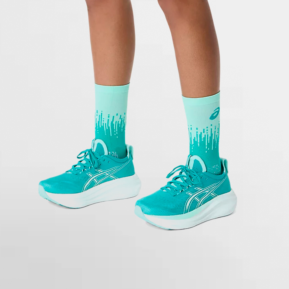 ASICS CALCETIN RUN SOCK CREW WAVE - 3013A977 404