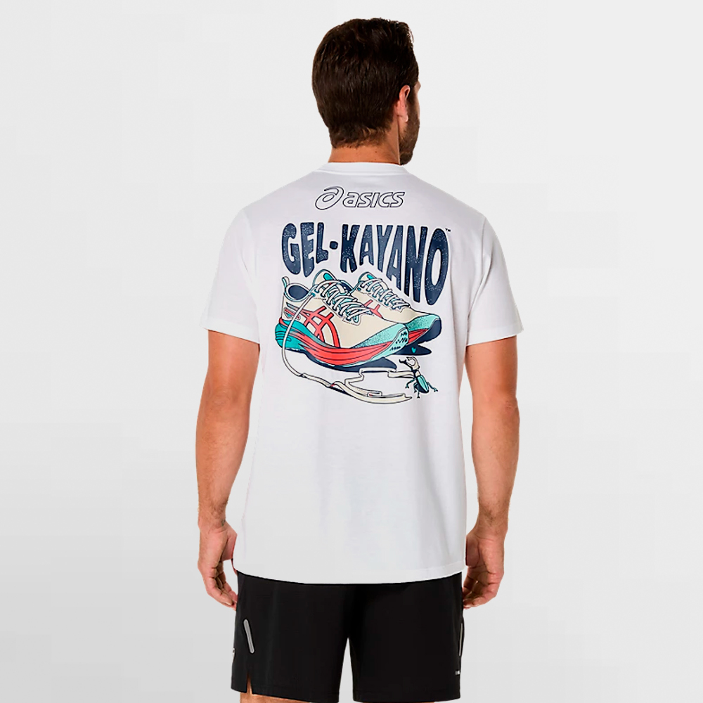 ASICS CAMISETA ROAD GRAPHIC SS TEE - 2031F026 101