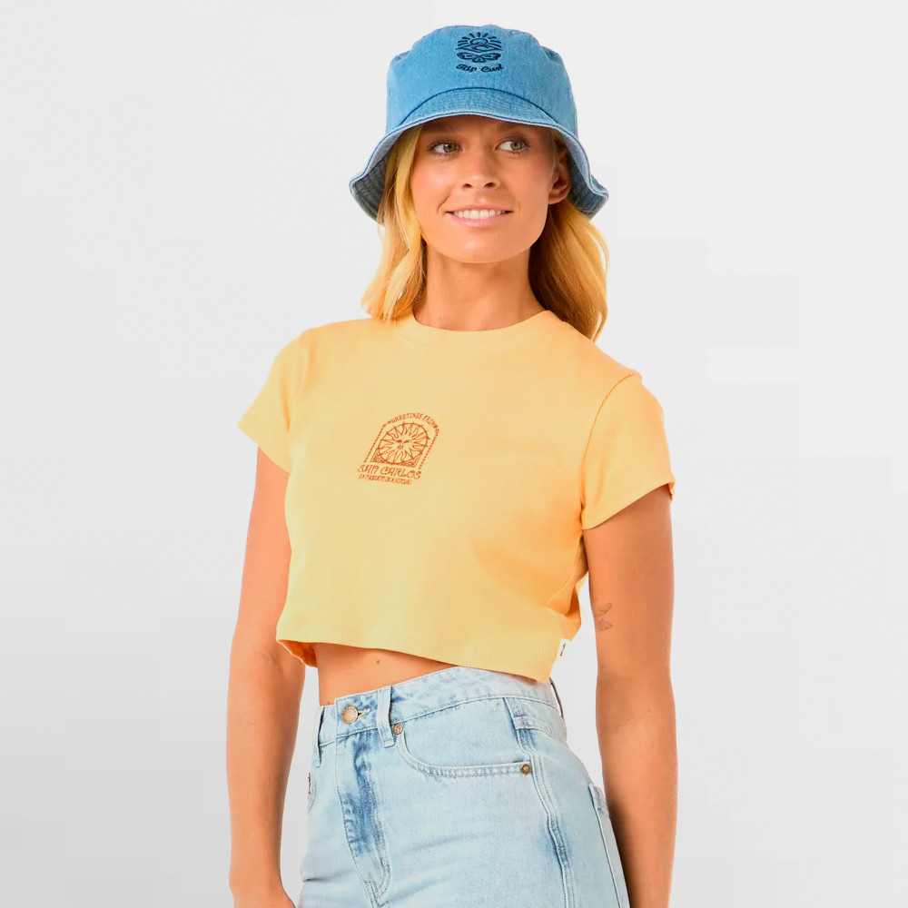 RIP CURL CAMISETA W. SAN CARLOS BABY TEE - 0F3WTE 8222