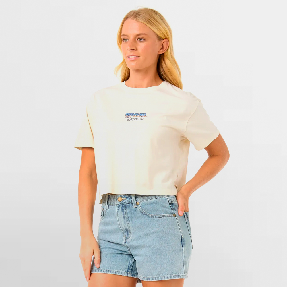 RIP CURL CAMISETA W. SUN & SEA CROP TEE - 0FBWTE 3021
