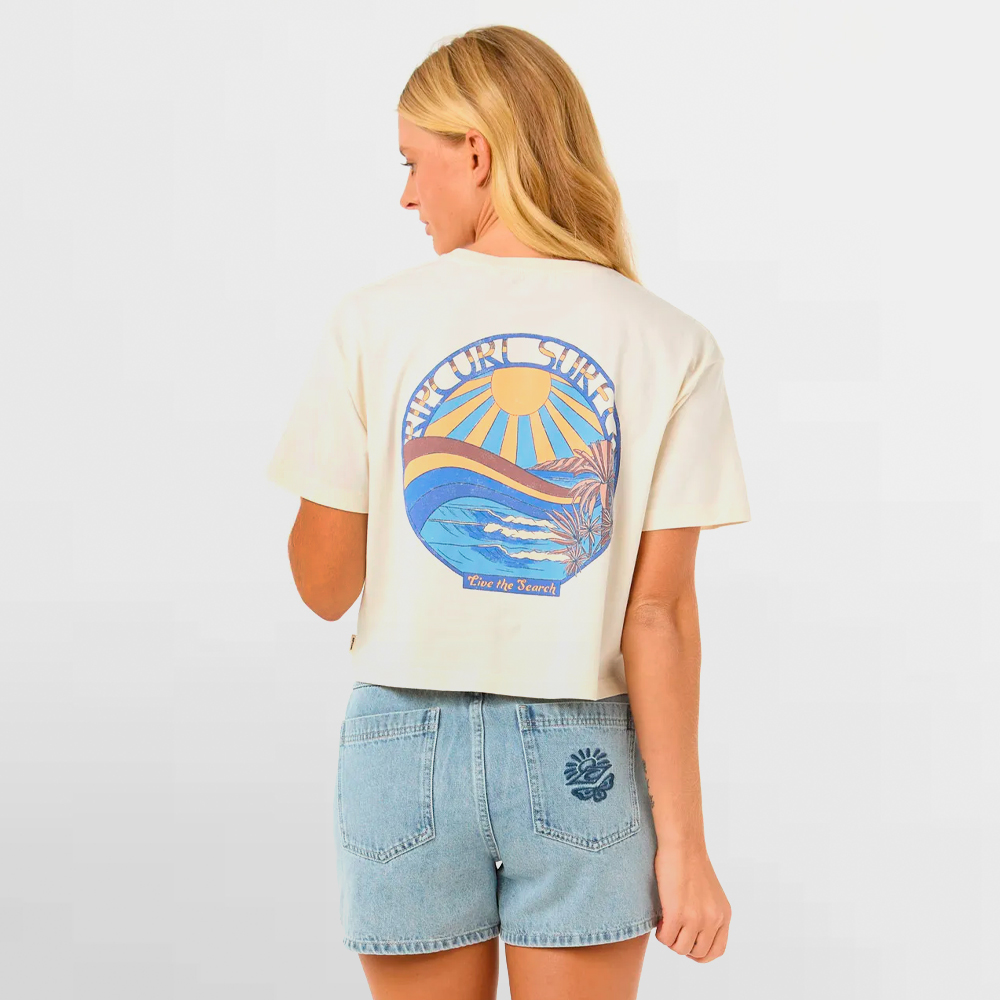 RIP CURL CAMISETA W. SUN & SEA CROP TEE - 0FBWTE 3021