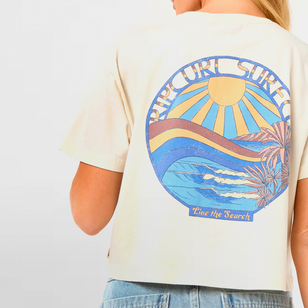 RIP CURL CAMISETA W. SUN & SEA CROP TEE - 0FBWTE 3021