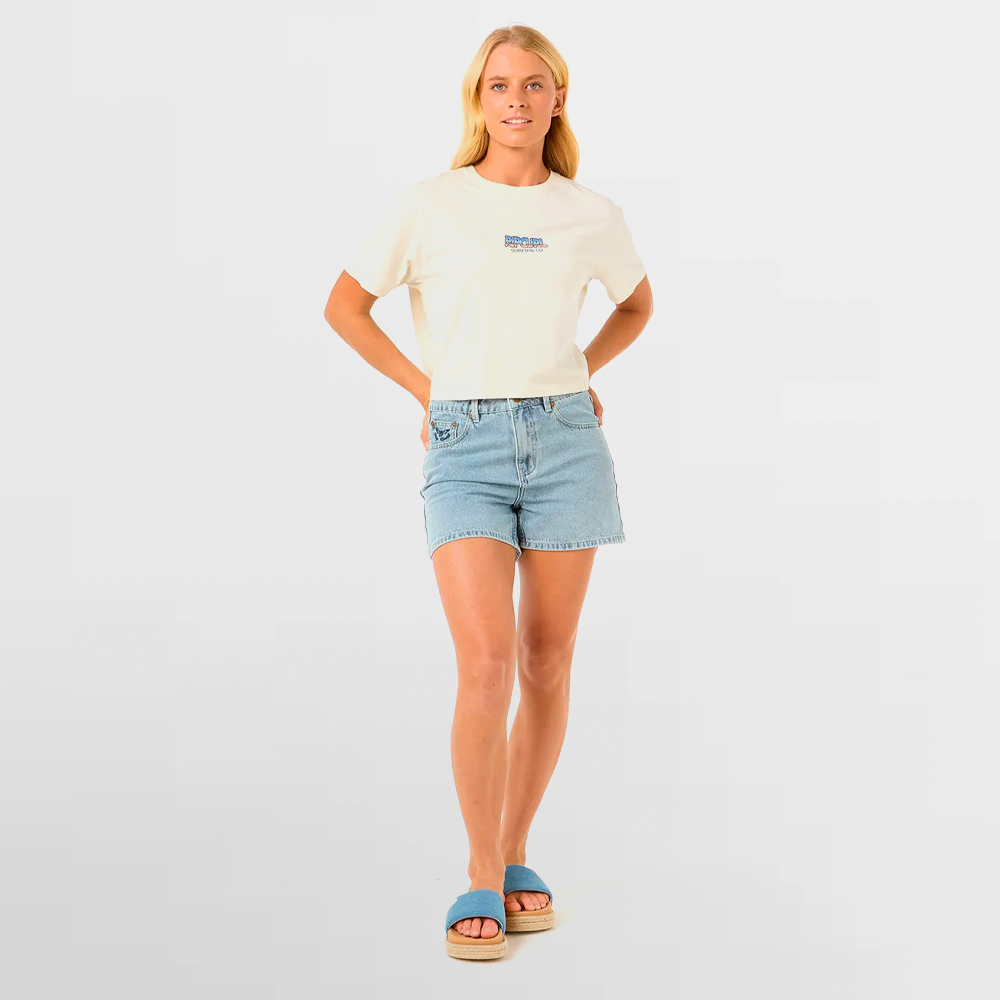 RIP CURL CAMISETA W. SUN & SEA CROP TEE - 0FBWTE 3021