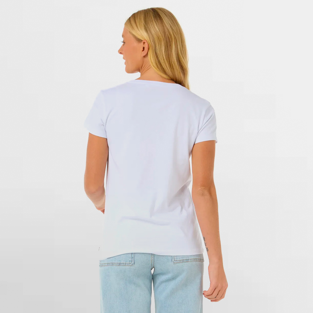 RIP CURL CAMISETA W. CALA V-NECK TEE - 0FJWTE 1000