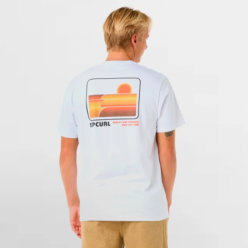 RIP CURL CAMISETA SURF REVIVAL STACKED TEE - 0O9MTE 1000