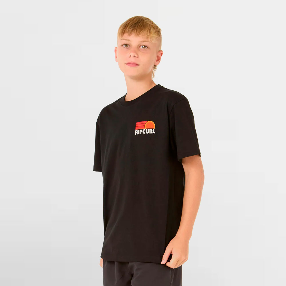 RIP CURL CAMISETA K. SURF REVIVAL STACKED TEE - 116BTE 0090
