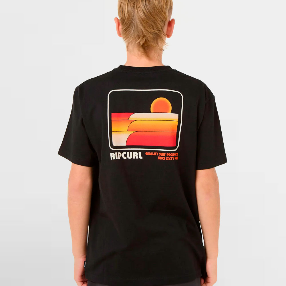 RIP CURL CAMISETA K. SURF REVIVAL STACKED TEE - 116BTE 0090