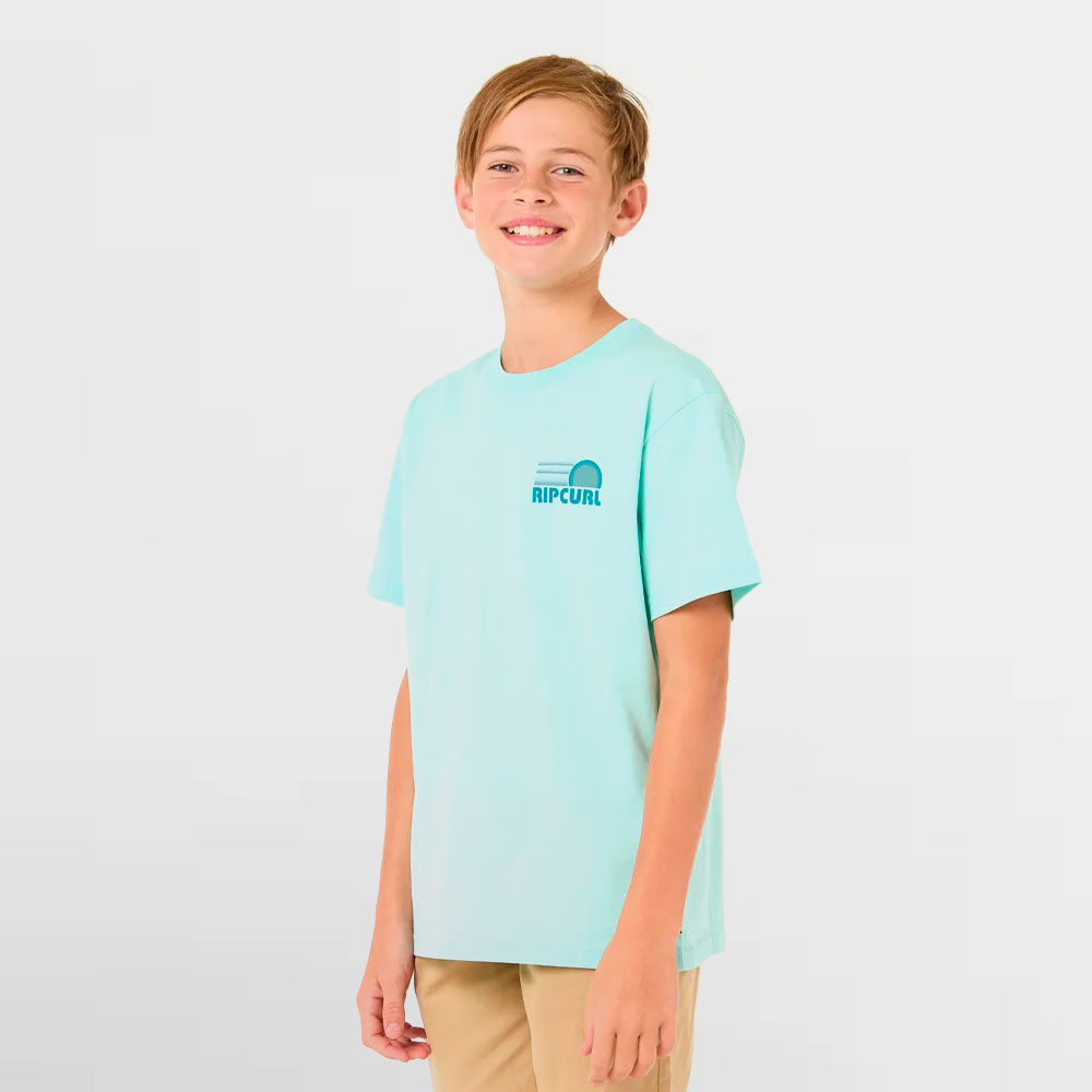 RIP CURL CAMISETA K. SURF REVIVAL STACKED TEE - 116BTE 8089